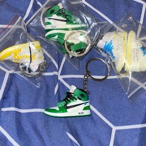 Off white Nike Jordan’s keychain